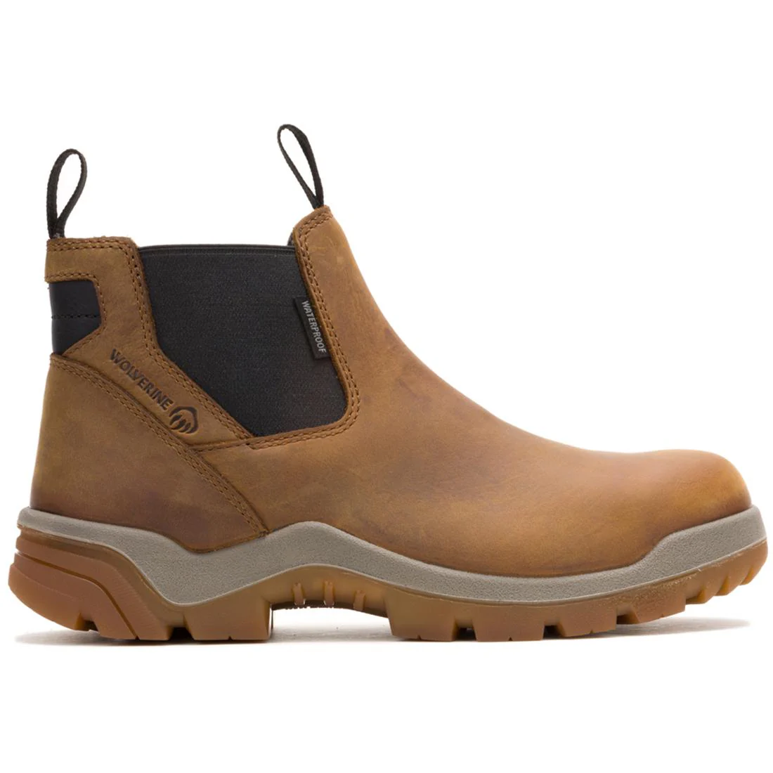 Vantage Hyprest Chelsea WP Soft-Toe Work Boot Tan