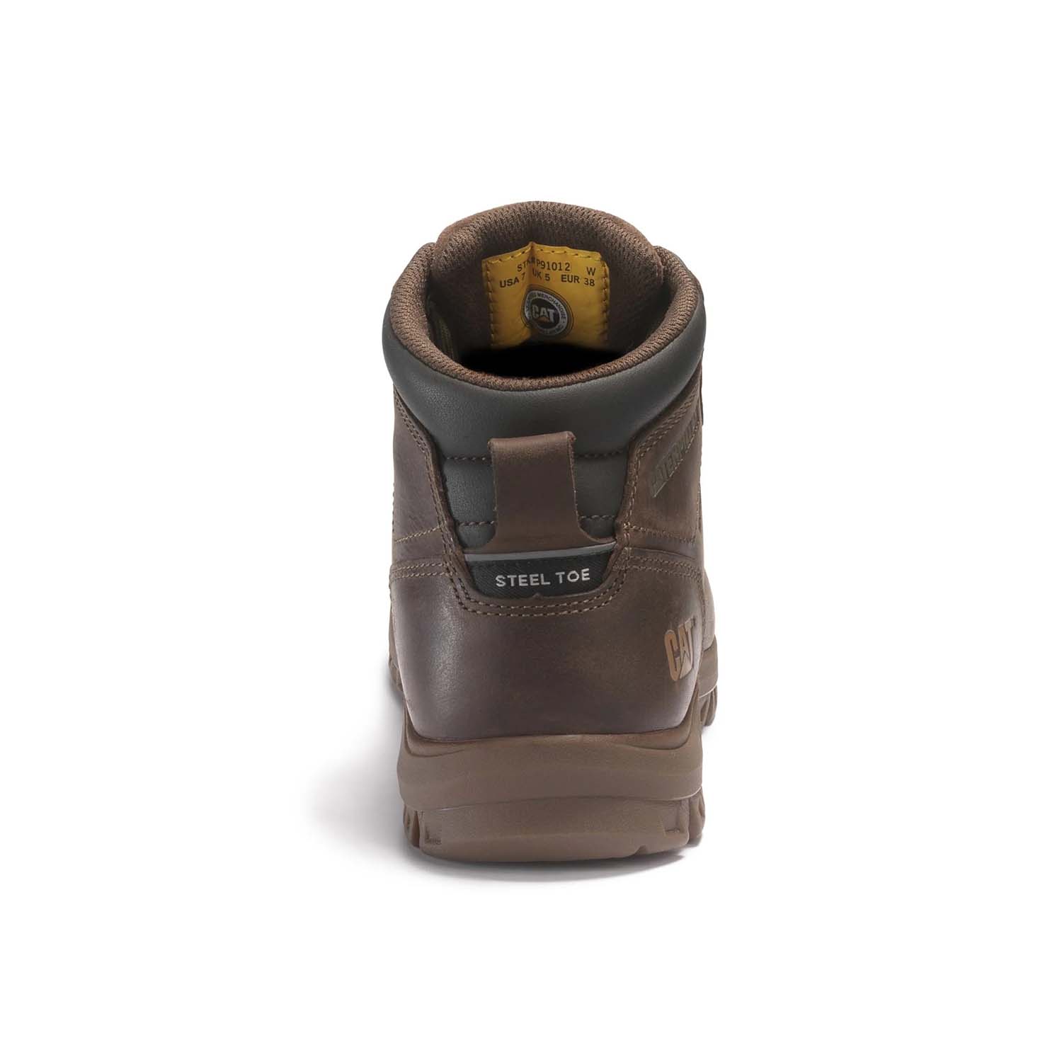 Mae Women’s Steel-Toe Waterproof Work Boot Brown - Image 5