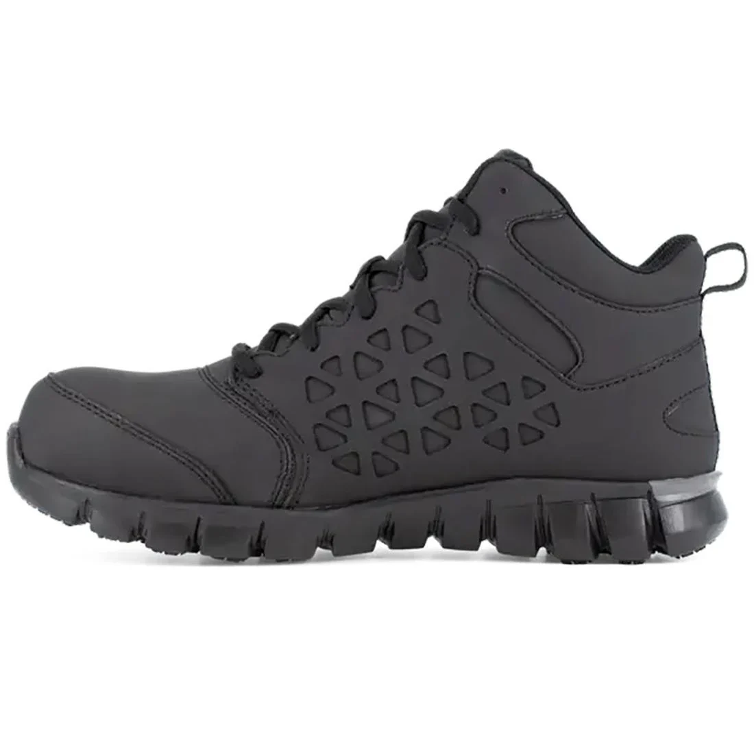 Women's Sublite Cushion Composite-Toe Mid Work Boot Black - Image 3
