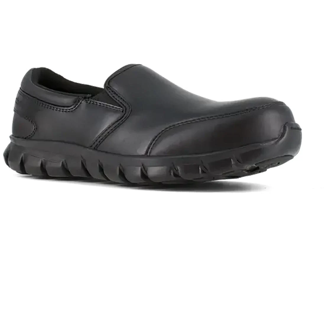 Women's Sublite Cushion Composite-Toe Slip On Athletic Work Shoe Black - Image 5