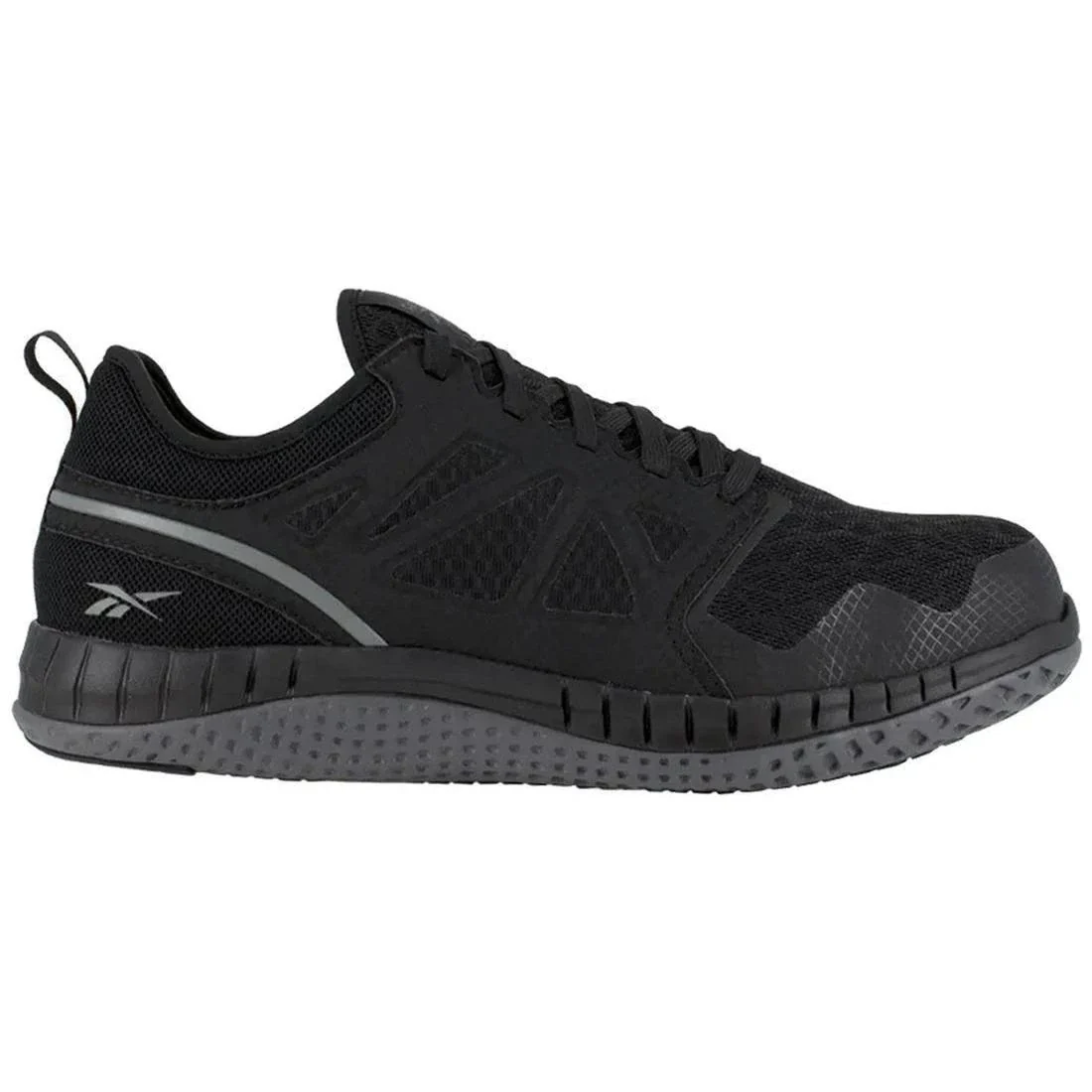 Women's Zprint Steel-Toe Athletic Work Shoe Black/Dark Gray