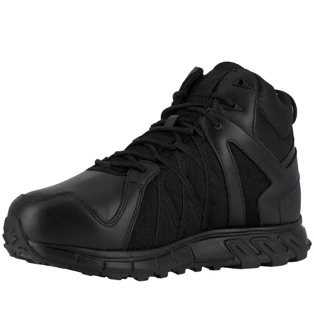 Women's Trailgrip Alloy-Toe Int MetGuard Athletic Hiker Work Boot Black - Image 2