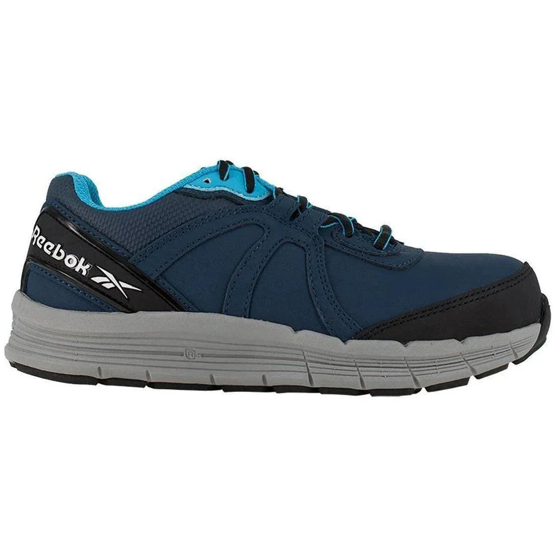 Women's Guide Steel-Toe Athletic Work Shoe Navy/Light Blue