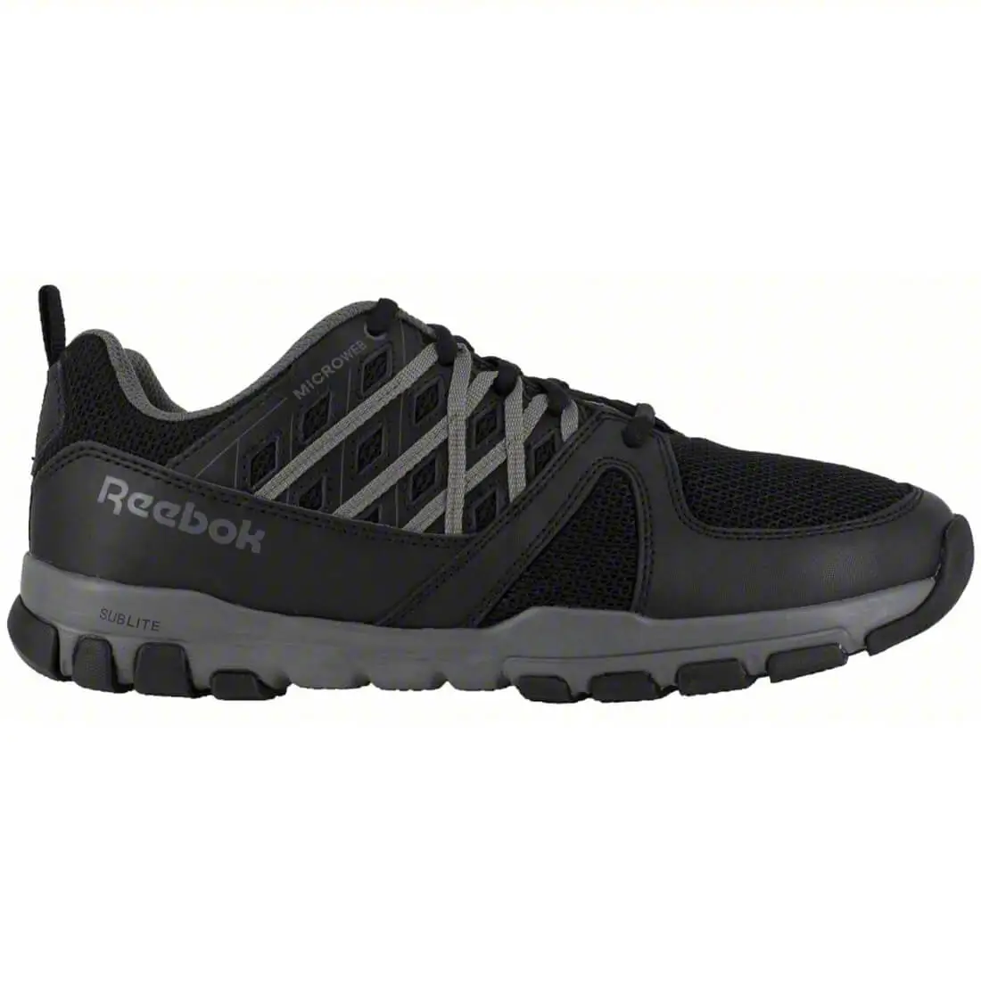 Women's Sublite Steel-Toe Athletic Work Shoe Black/Grey