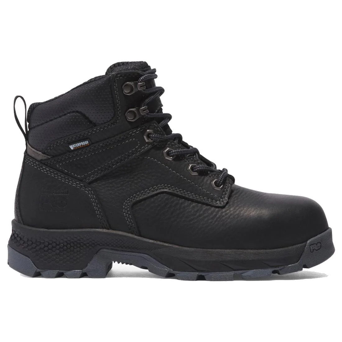 Women's Titan EV 6 Inch Composite-Toe Waterproof Work Boot Black